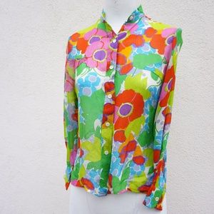 Vintage Flower Button Down